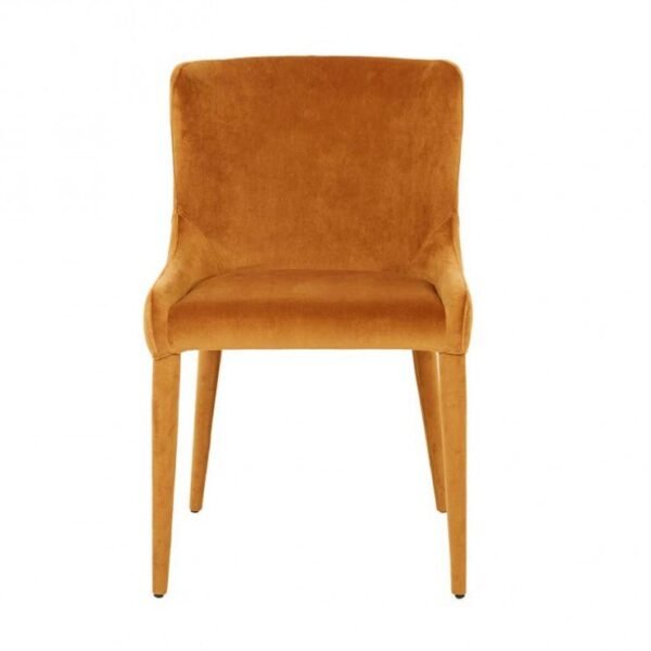 Claudia Dining Ch – Caramel Velvet