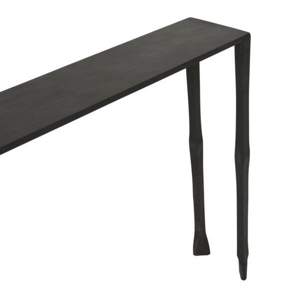 Amelie Hammered Metal Cons-Bk