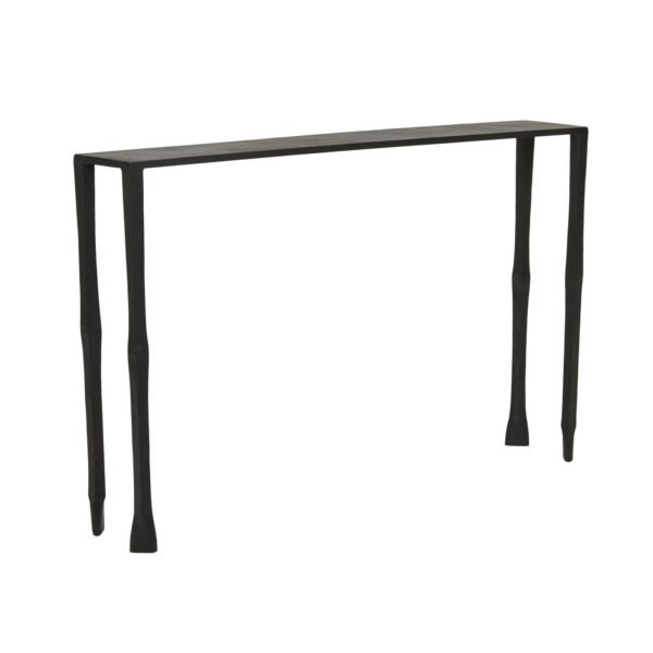 Amelie Hammered Metal Cons-Bk