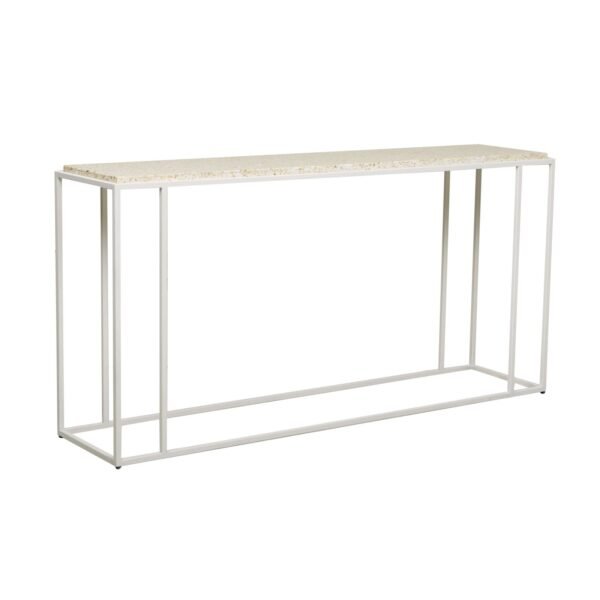 Bondi Console – White/Sand