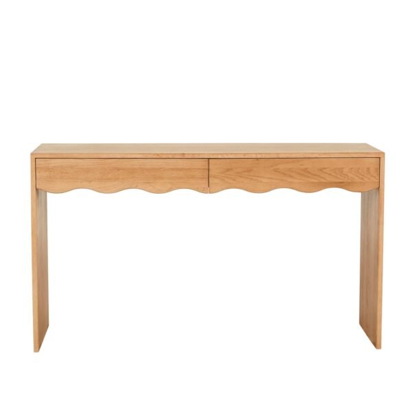 Solstice Wave Console-New Oak