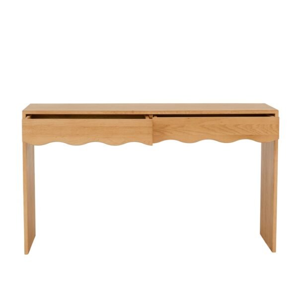Solstice Wave Console-New Oak