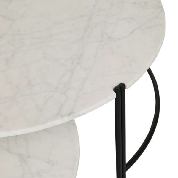 Atlas Etch Sq CoffTbl-White