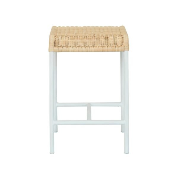 Weaver Loop Barstool-Nat/Wh