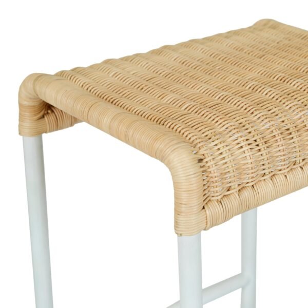 Weaver Loop Barstool-Nat/Wh