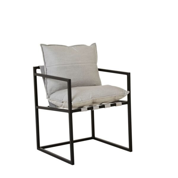 Aruba Frame DiningCh-Lead/Blk
