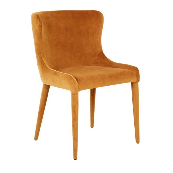 Claudia Dining Ch – Caramel Velvet