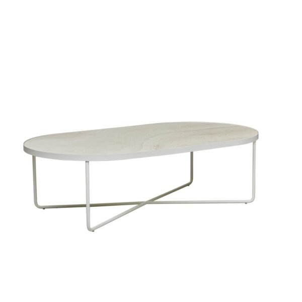 Elle Camilla Oval Coff Tb-NatTrv/Wh
