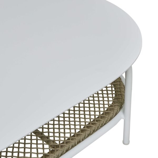 Aperto Rounded CT-Wh/BeigeWeav