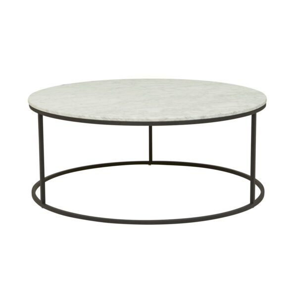 Elle Round CoffeeTb-Black/Whit