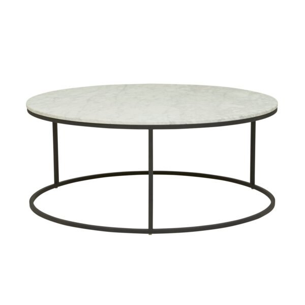 Elle Round CoffeeTb-Black/Whit