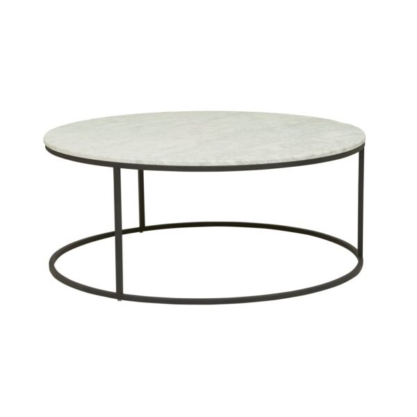 Elle Round CoffeeTb-Black/Whit