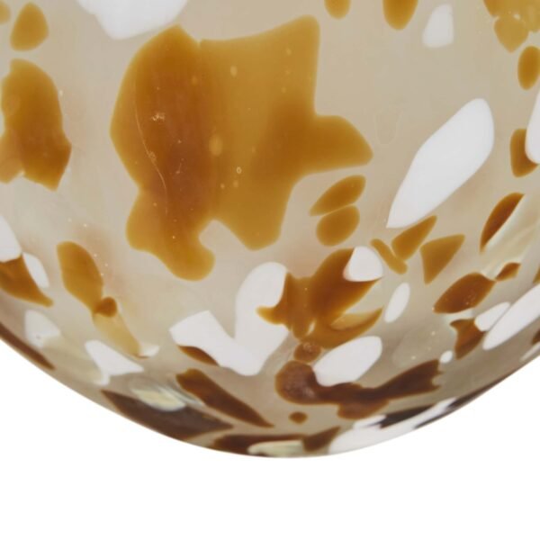 Boden Speckle Small Vase – Caramel/White