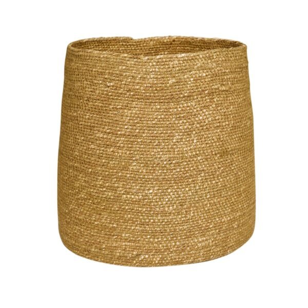 Lark Woven Vase – Natural/Moss