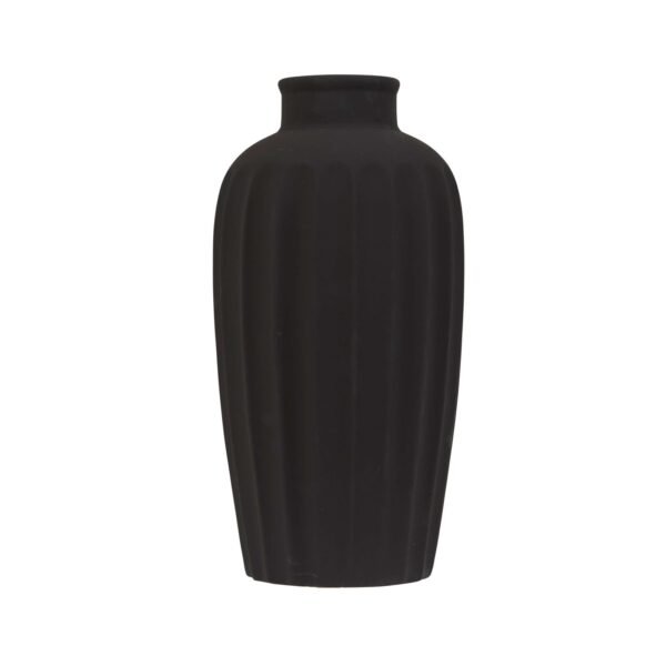 Lorne Channel Vase – Black