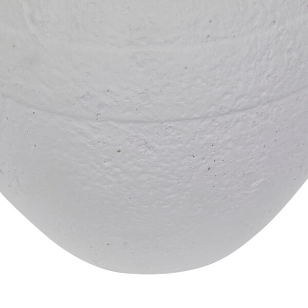 Lorne Panel Vase-Crater White