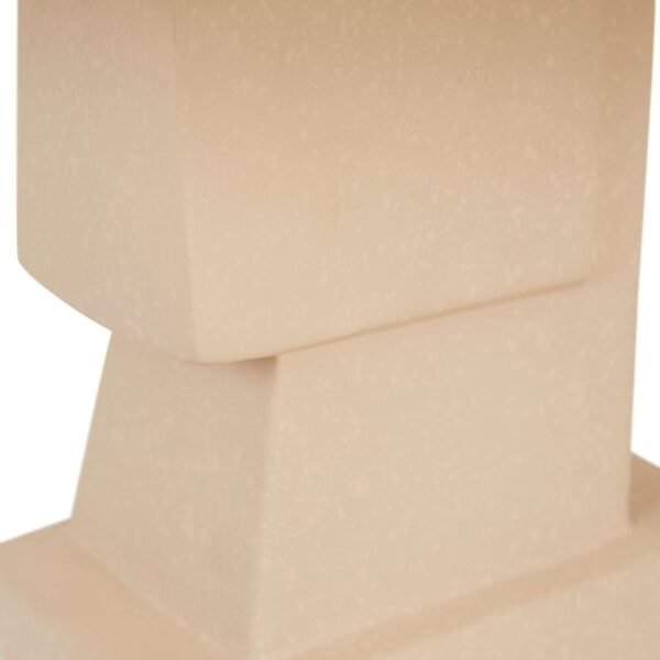 Emery Boulder Table Lamp – Bone Speckle/Ivory