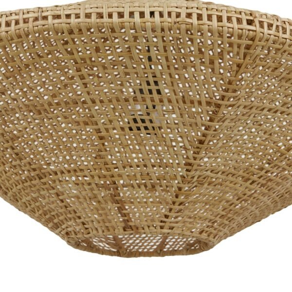 Geo Wide Woven Pendant-Natural
