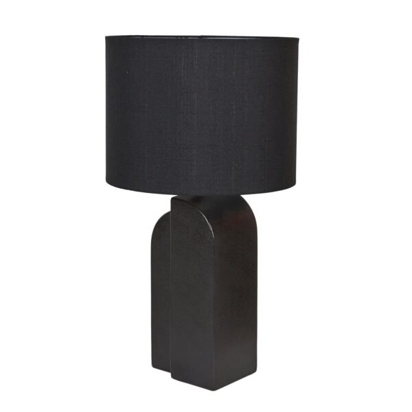 Lorne Geo Tbl Lamp-Black