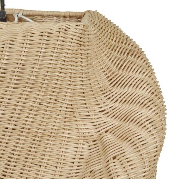 Twist Large Woven Pendant-Natu