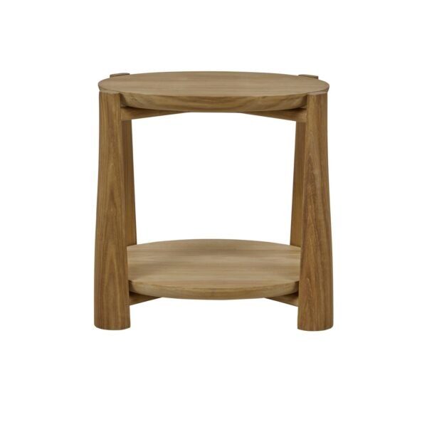 Kuda Side Table – Natural Teak