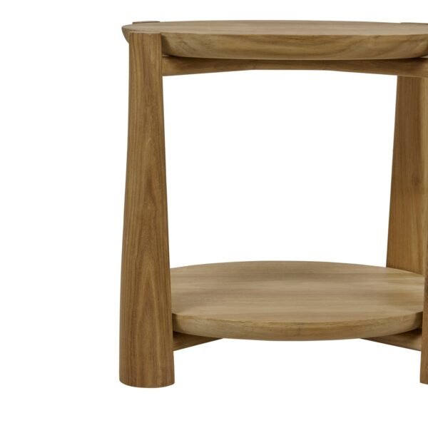 Kuda Side Table – Natural Teak