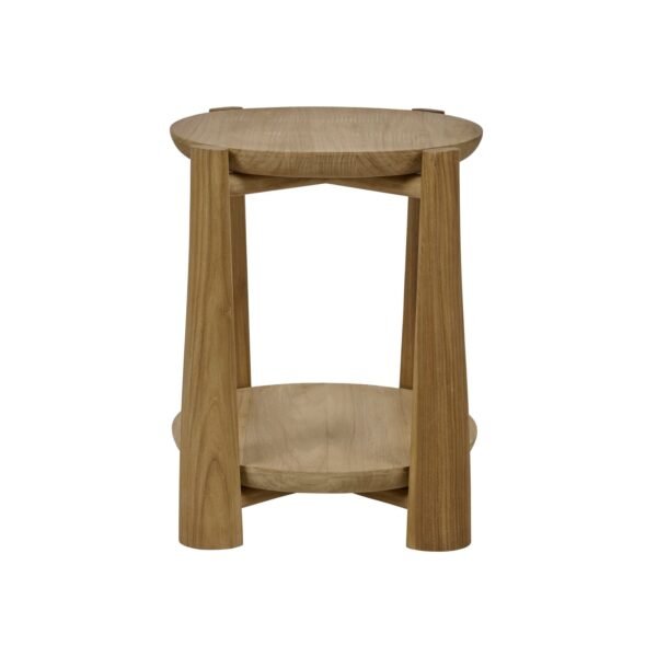 Kuda Side Table – Natural Teak