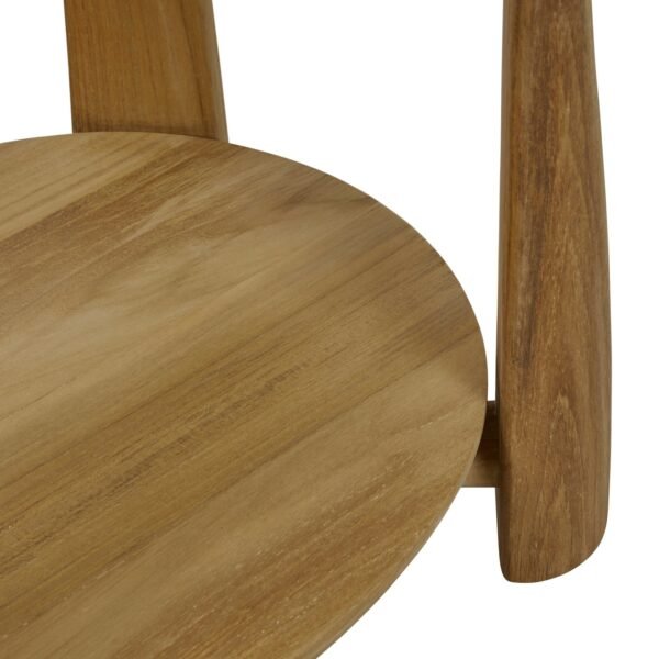 Kuda Side Table – Natural Teak