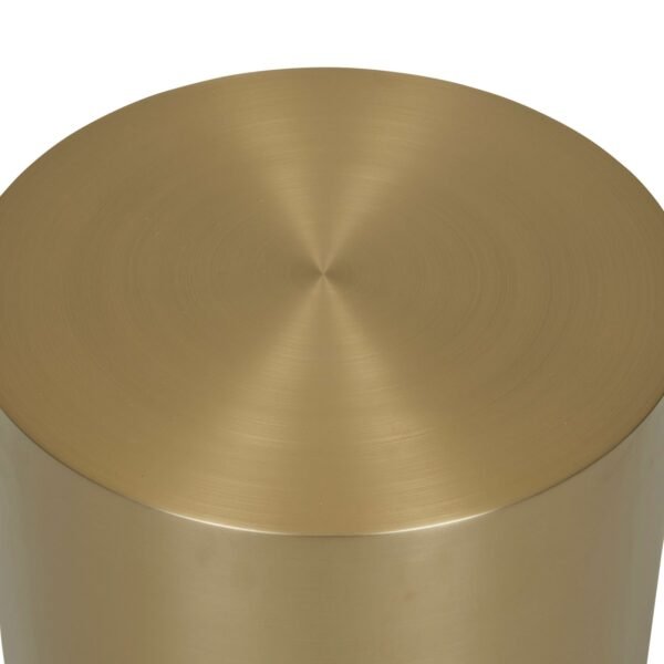 Elle Drum Side Tbl-BrushedGold