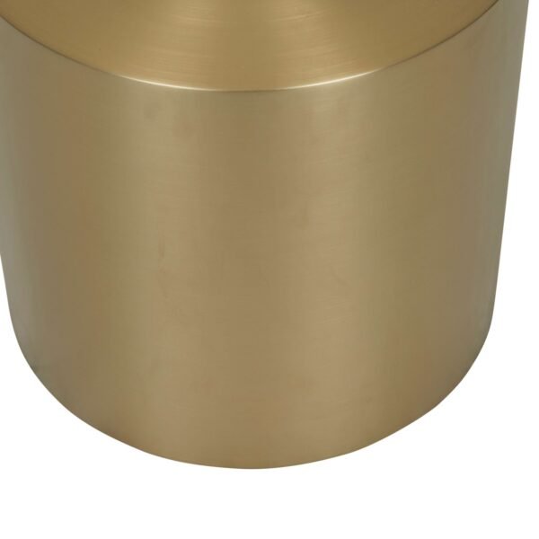 Elle Drum Side Tbl-BrushedGold