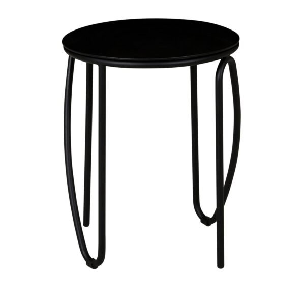 Fleur Side Table – Black
