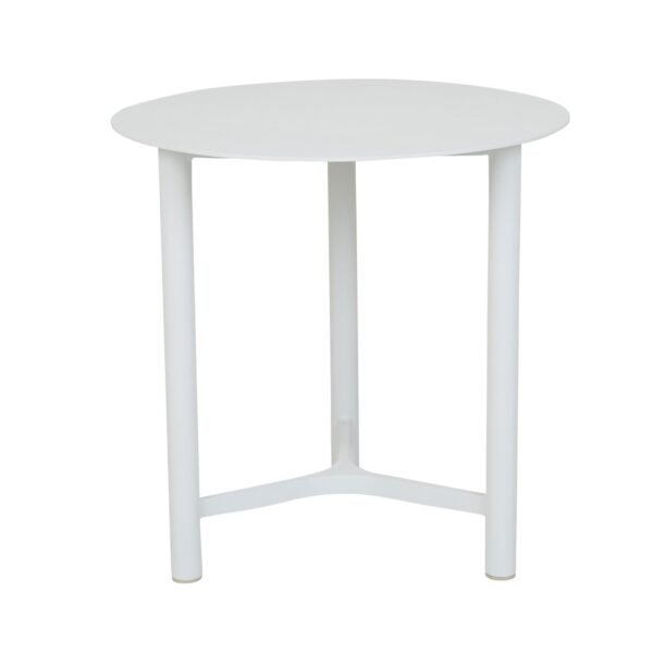 Tulum Rnd Side Table-White