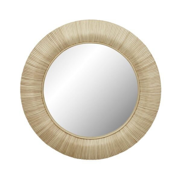 Alora Round Mirror – Natural