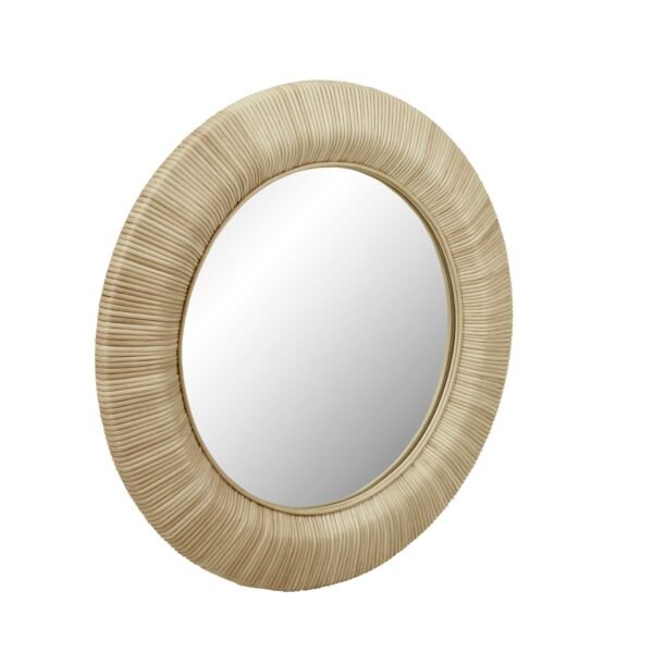 Alora Round Mirror – Natural
