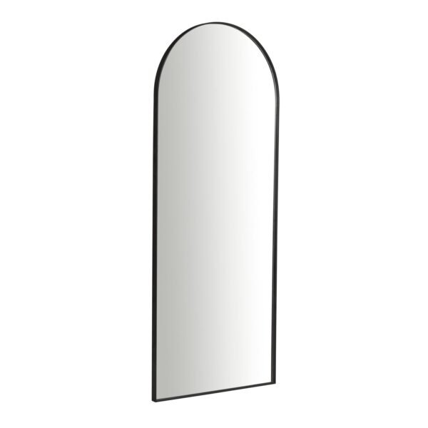 Elle Arch Floor Mirror – Black