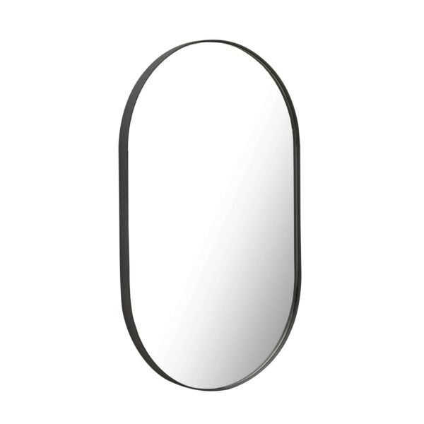 Elle Oval Mirror – Black