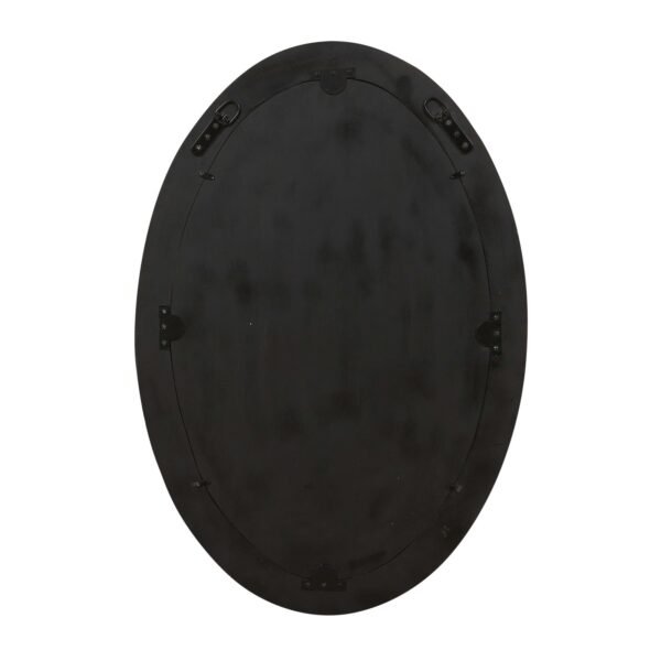 Rufus Oval Mirror -DarGry Mrbl