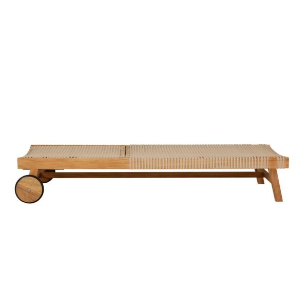 Hamptons Sunbed-Natural/Mist