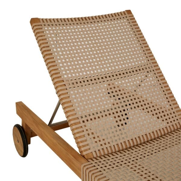 Hamptons Sunbed-Natural/Mist