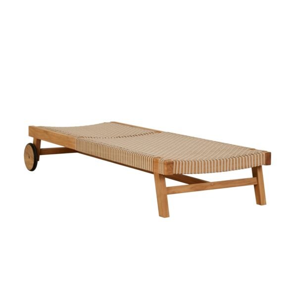 Hamptons Sunbed-Natural/Mist