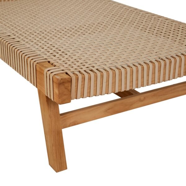 Hamptons Sunbed-Natural/Mist