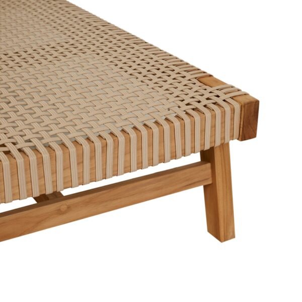 Hamptons Sunbed-Natural/Mist