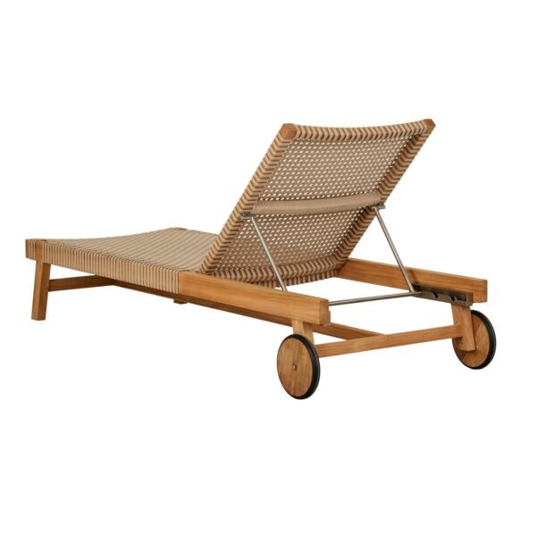 Hamptons Sunbed-Natural/Mist