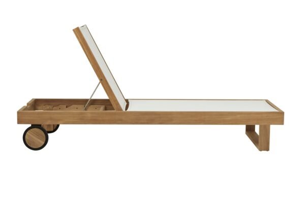 Sonoma Florida Sunbed-Nat Teak/White