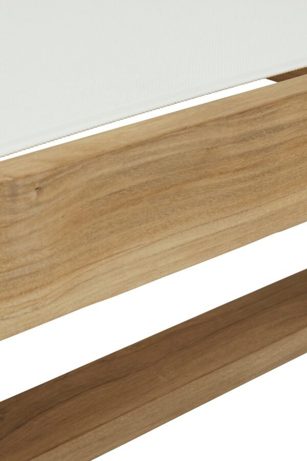 Sonoma Florida Sunbed-Nat Teak/White