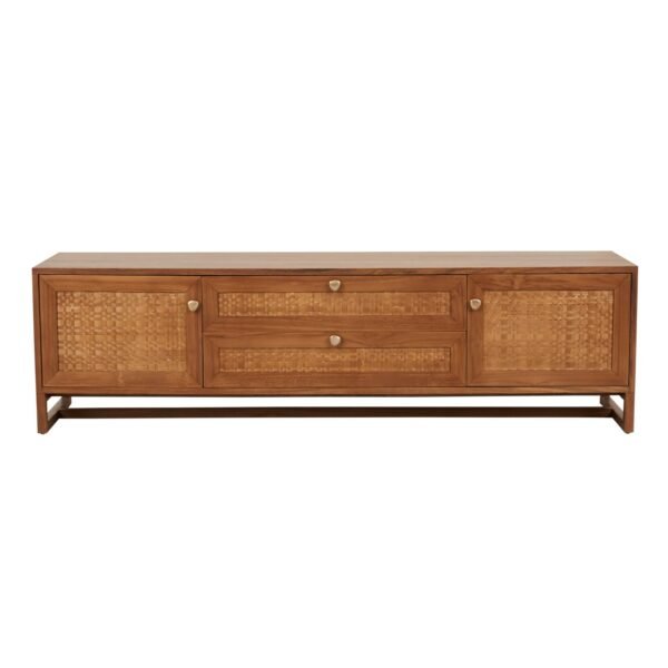 Hazel Entert Unit-Golden Teak