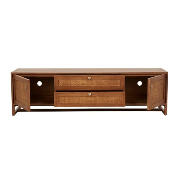 Hazel Entert Unit-Golden Teak