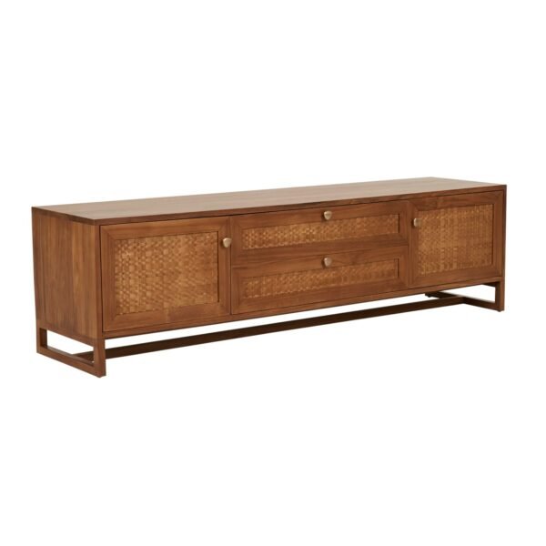 Hazel Entert Unit-Golden Teak