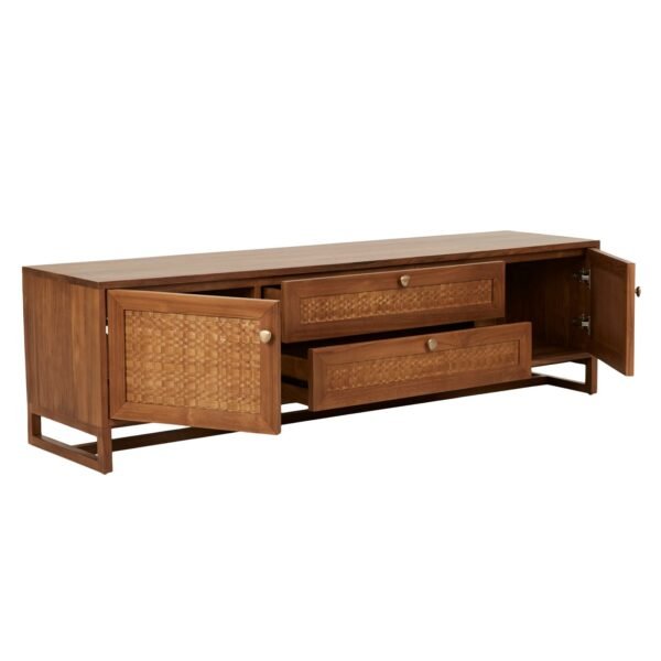 Hazel Entert Unit-Golden Teak