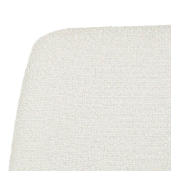Nixon Arm Chair-Snow Boucle